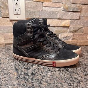 Levi’s Men's Black High-Top Sneakers 8.5